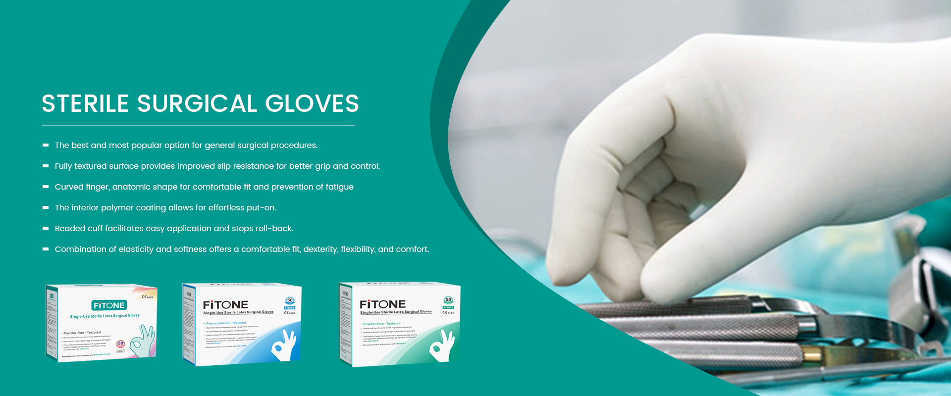 Sterile Surgical Gloves - FITONE GROUP